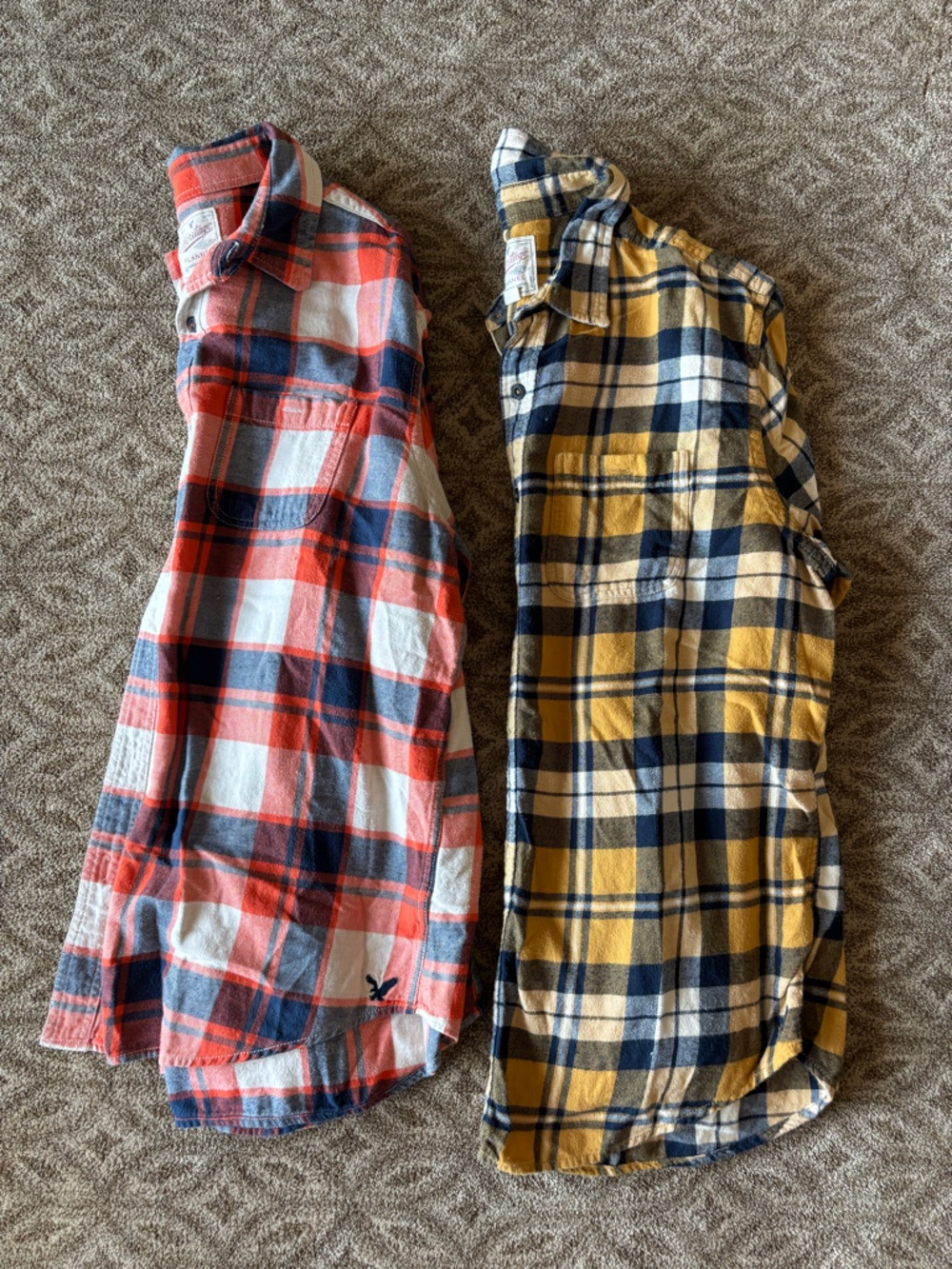 2 lightweight American Eagle Outfitters flannel! Two for the price of one!!